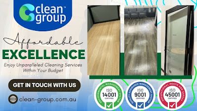 What is involved in external commercial cleaning?